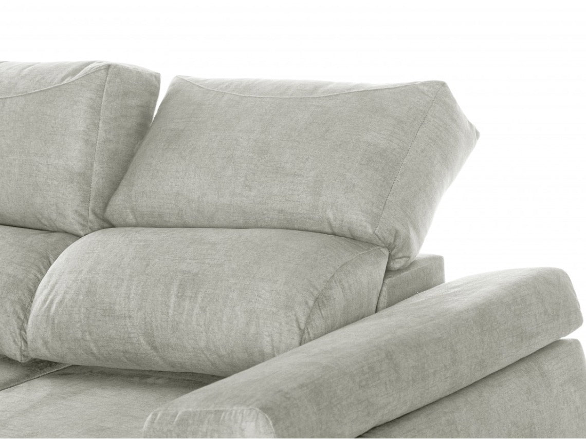 Espreguiçadeira Reversível Índico Prata Esquerda