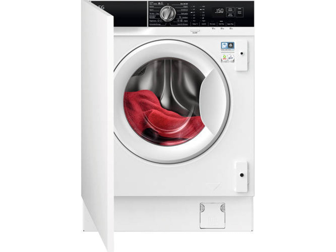 Máquina de Lavar Integrável AEG LFN7G8434F (8 kg - 1400 rpm - Branco)