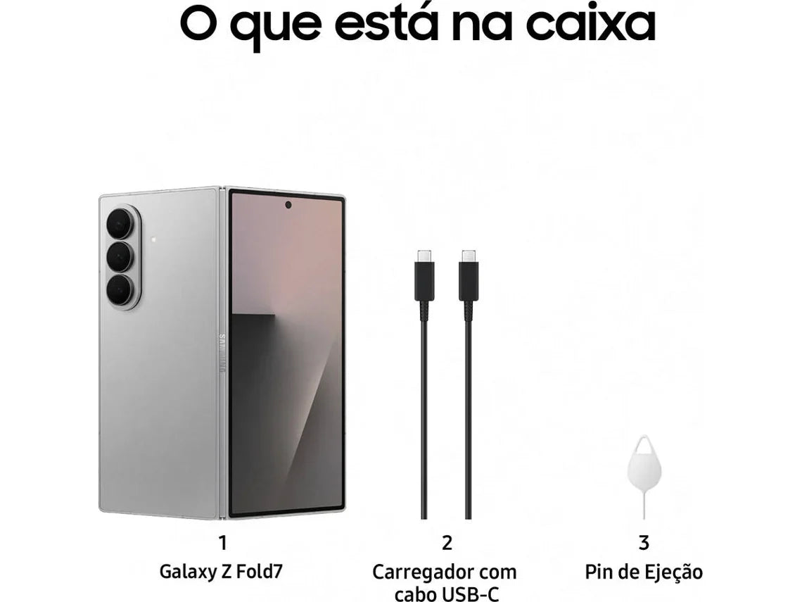 Smartphone SAMSUNG Galaxy Z Fold 7 (8'' - 12 GB - 512 GB - Cinzento Escuro)