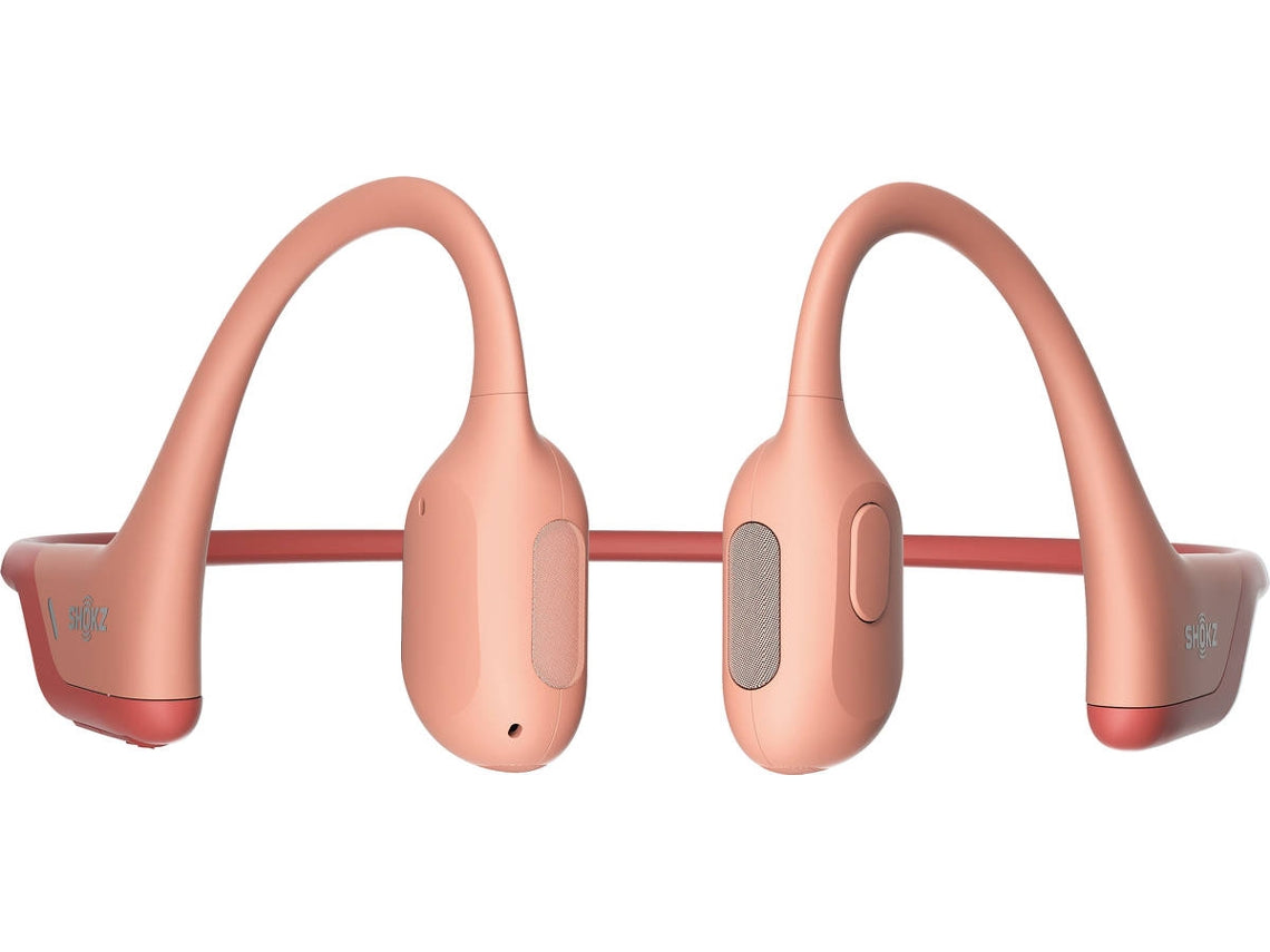 Fones de Ouvido Bluetooth Multiponto SHOKZ Openrun Pro (Ouvido Aberto - Microfone - Rosa)