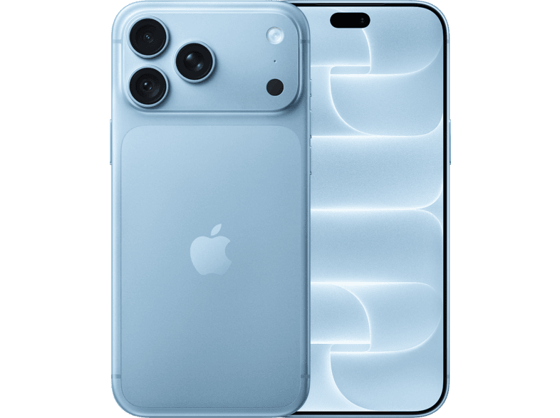 Apple iPhone 18 Pro, Azul glacial, 1 TB, 6.3" OLED Super Retina XDR, 5G, Chip A20 Pro, Siri AI, iOS