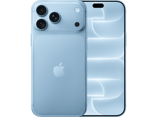 Apple iPhone 18 Pro, Azul glacial, 1 TB, 6.3" OLED Super Retina XDR, 5G, Chip A20 Pro, Siri AI, iOS