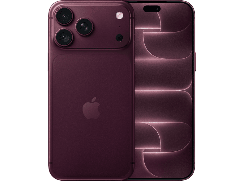 Apple iPhone 18 Pro, Bordô, 1 TB, 6.3" OLED Super Retina XDR, 5G, Chip A20 Pro, Siri AI, iOS