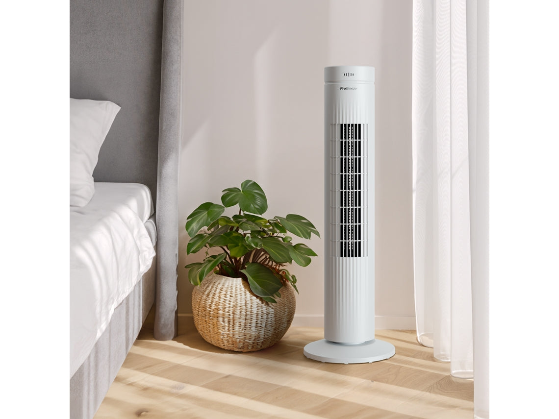 Ventoinha Torre PRO BREEZE 30'' Oscilação De 60° Modo Noturno