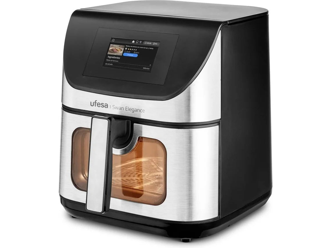 Fritadeira sem Óleo UFESA Swan Elegance (7.5 L - Preto)