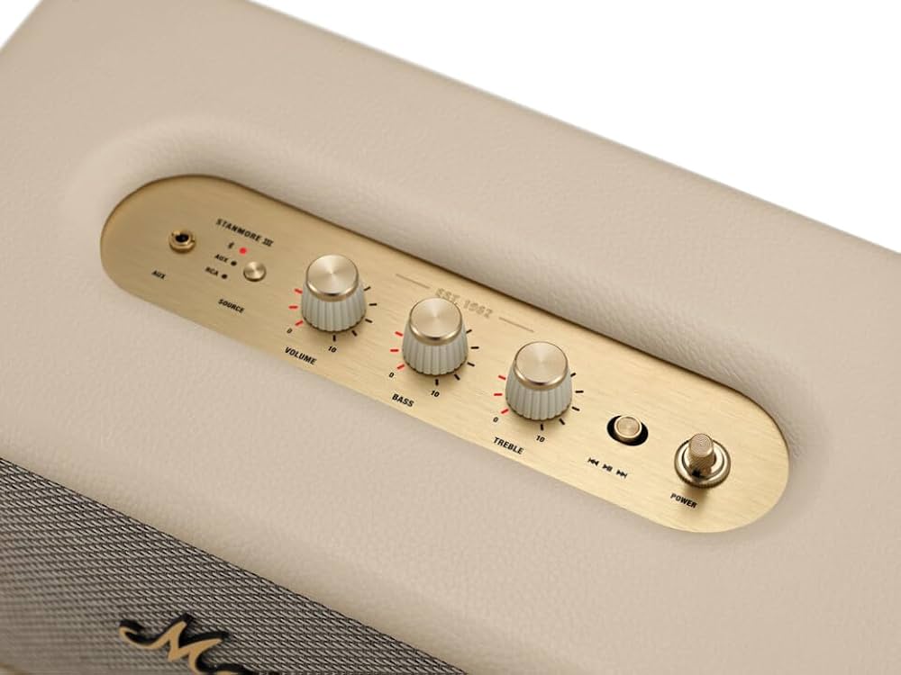 Coluna Bluetooth Marshall Stanmore III - Cream