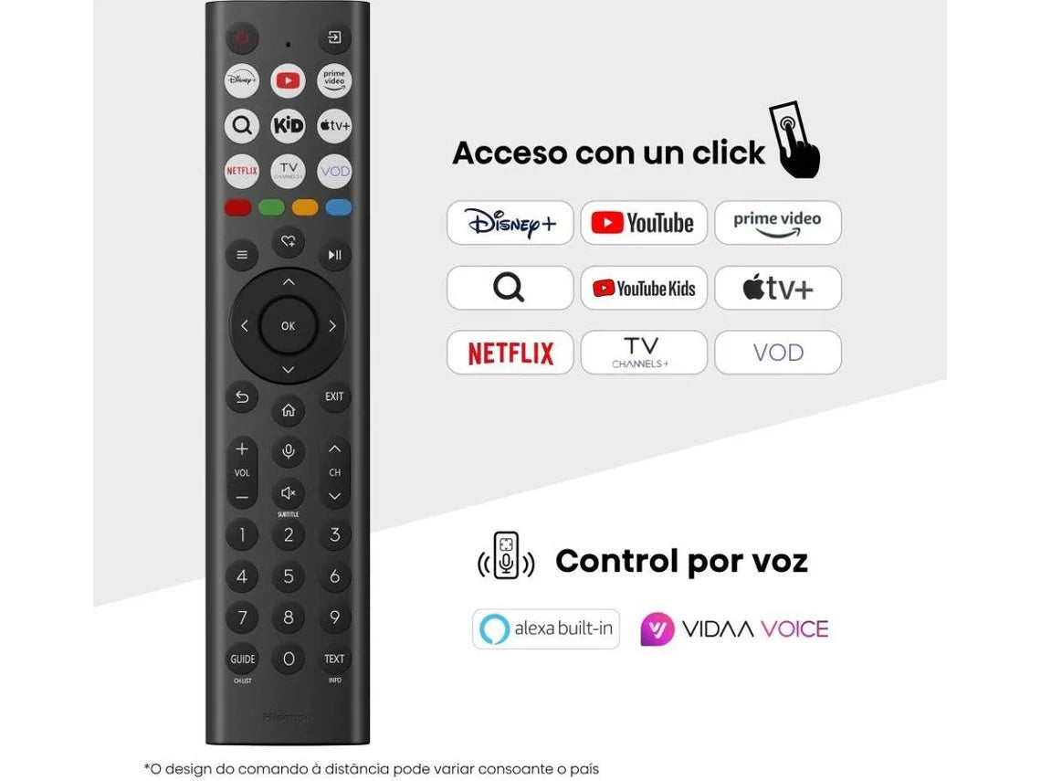 TV HISENSE 55A6Q (LED - 55'' - 139 cm - 4k Ultra HD - Smart TV)