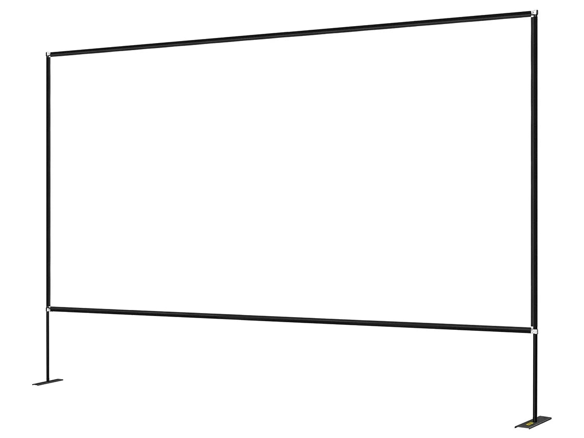 Tela do projetor VEVOR 150'' diagonal tecido Oxford + alumínio + aço