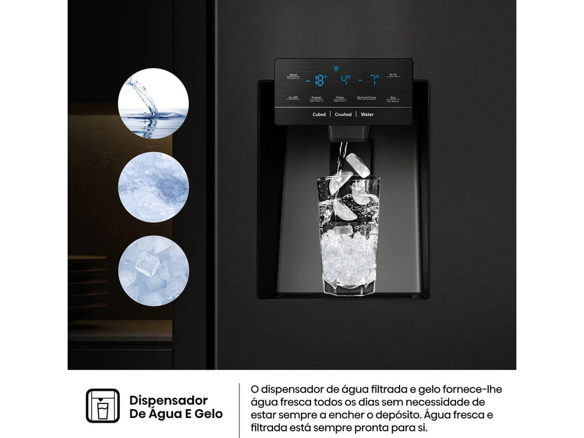 Frigorífico Americano HISENSE RQ760N4IFE (No Frost - 178.5 cm - 577 L - Preto)