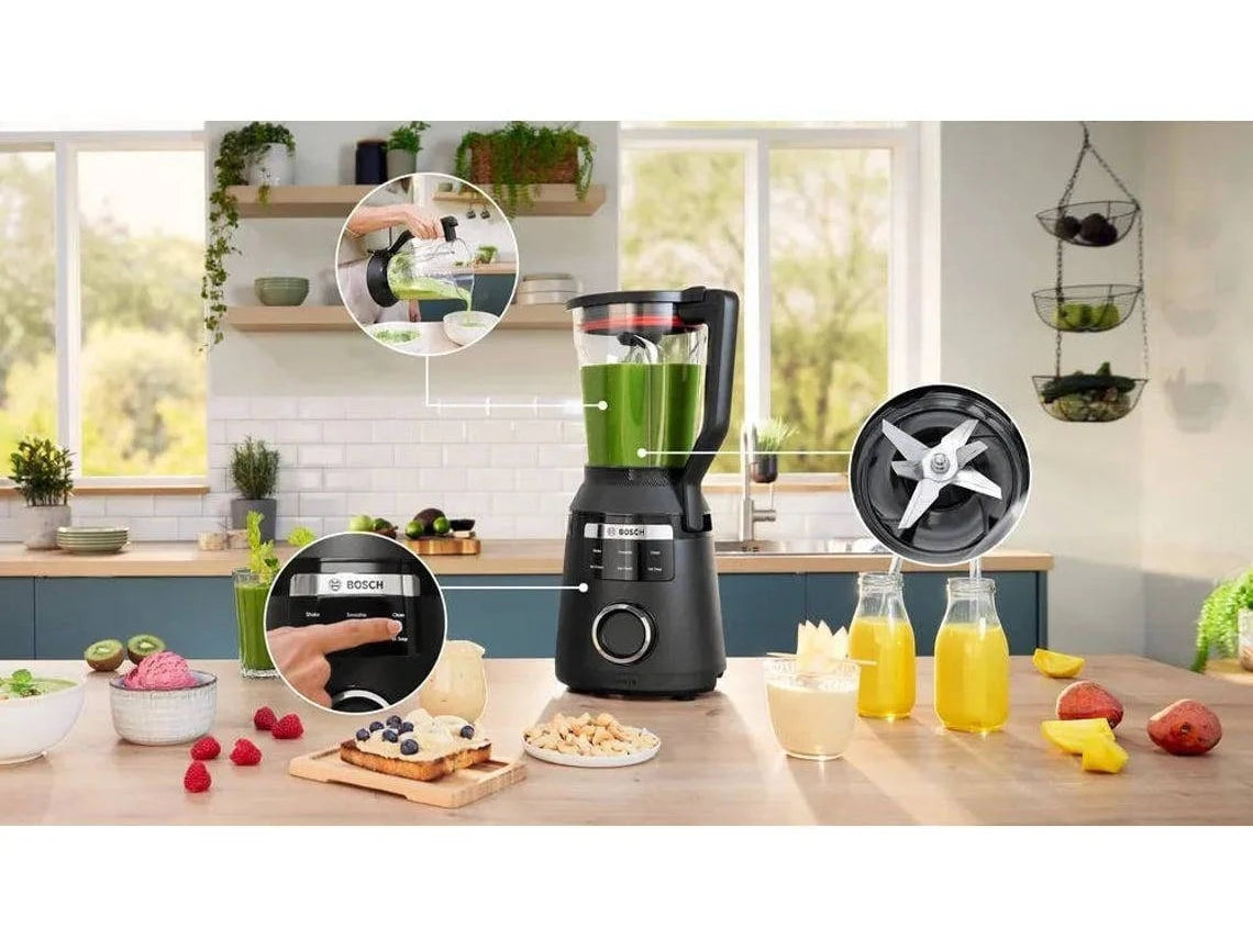 Liquidificador BOSCH MMB6654B (1800 W - 2 L - Preto)