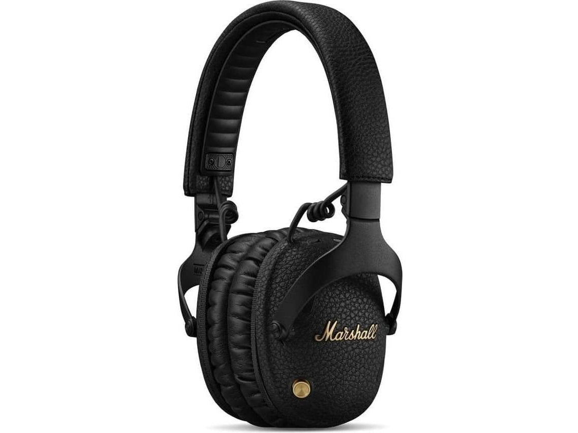 Auscultadores Bluetooth MARSHALL Monitor III (Over Ear - Microfone - Noise Cancelling - Preto)