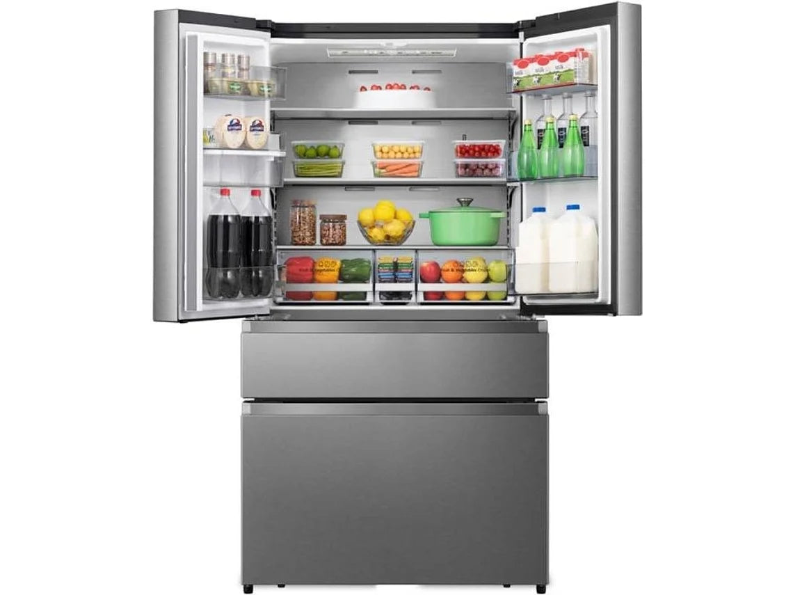 Frigorífico Americano HISENSE RF749N4SWSE (No Frost - 178.5 cm - 579 L - Inox)