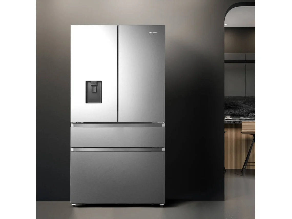Frigorífico Americano HISENSE RF749N4SWSE (No Frost - 178.5 cm - 579 L - Inox)