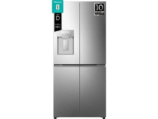 Frigorífico Americano HISENSE RQ5P470SYID D (No Frost - 178.5 cm - 483 L - Inox)