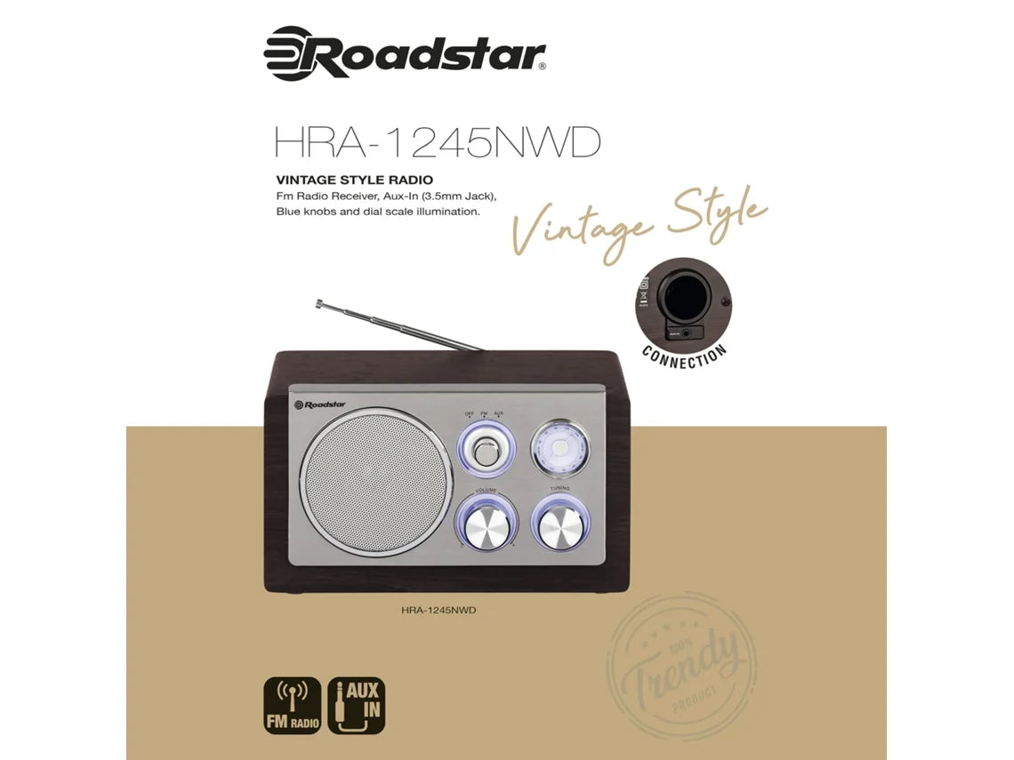 Rádio de Mesa Roadstar HRA-1245NWD