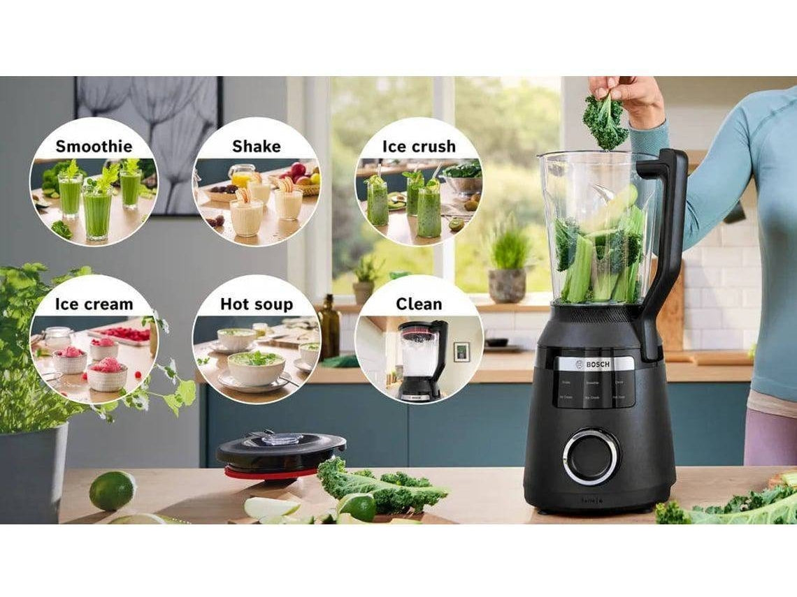 Liquidificador BOSCH MMB6654B (1800 W - 2 L - Preto)