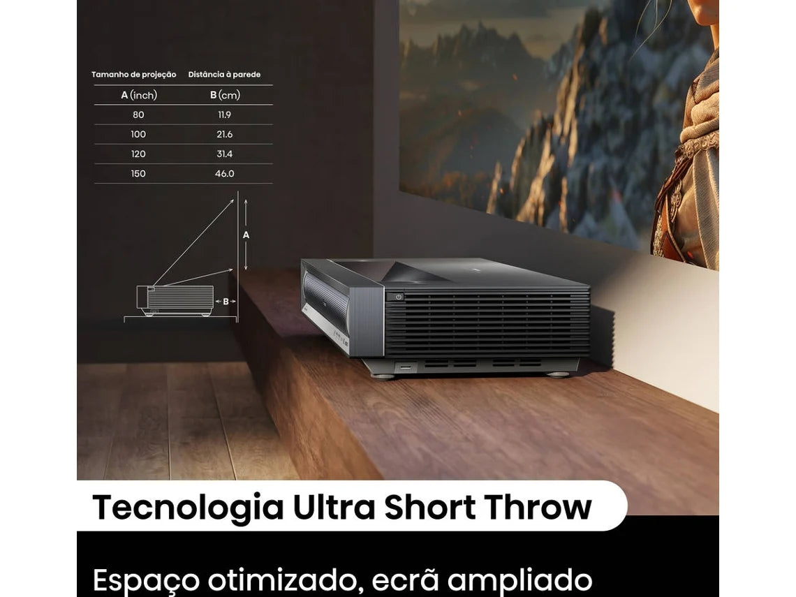 Laser TV HISENSE PX3 - PRO (80'' - 150" - 4K Ultra HD)