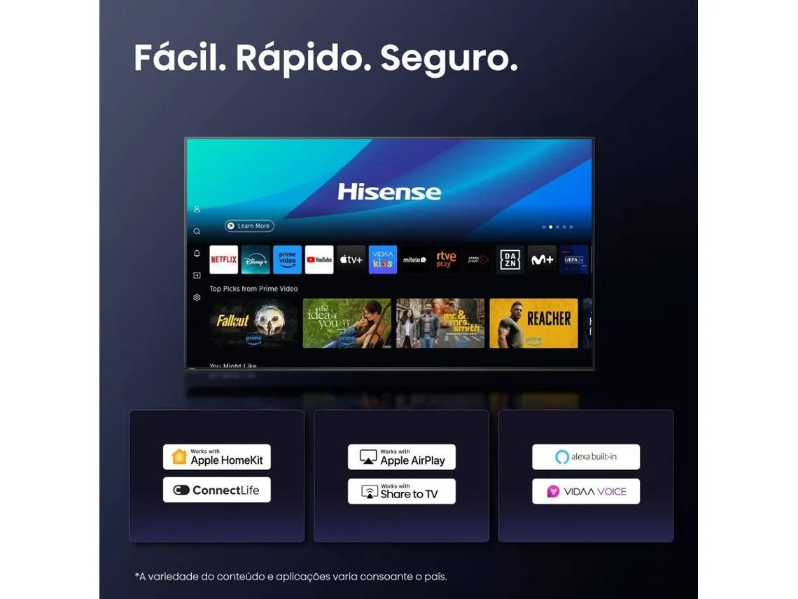 TV HISENSE 55A6Q (LED - 55'' - 139 cm - 4k Ultra HD - Smart TV)