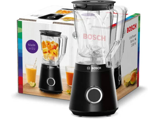 Liquidificador BOSCH MMB6141B Vitapower Serie 4 (1200 W - 1.5 L - Preto)