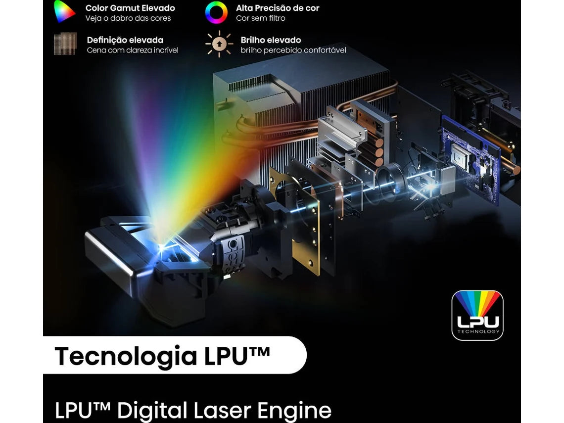 Laser TV HISENSE PX3 - PRO (80'' - 150" - 4K Ultra HD)