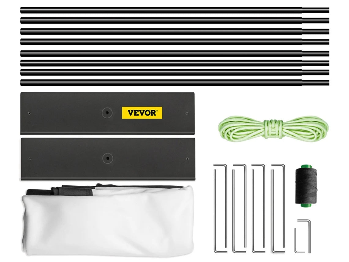 Tela do projetor VEVOR 150'' diagonal tecido Oxford + alumínio + aço