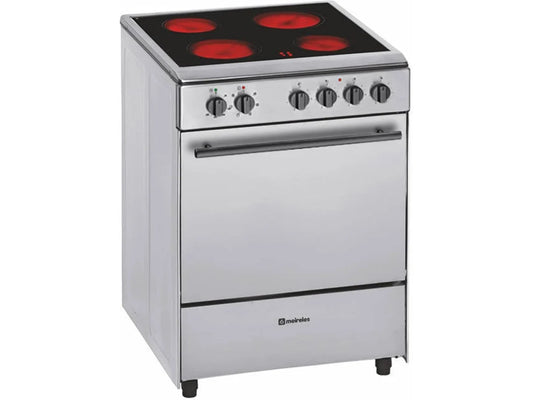 Fogão MEIRELES E 604X.1 (Elétrico de Vitrocerâmica - 60 cm - Inox)