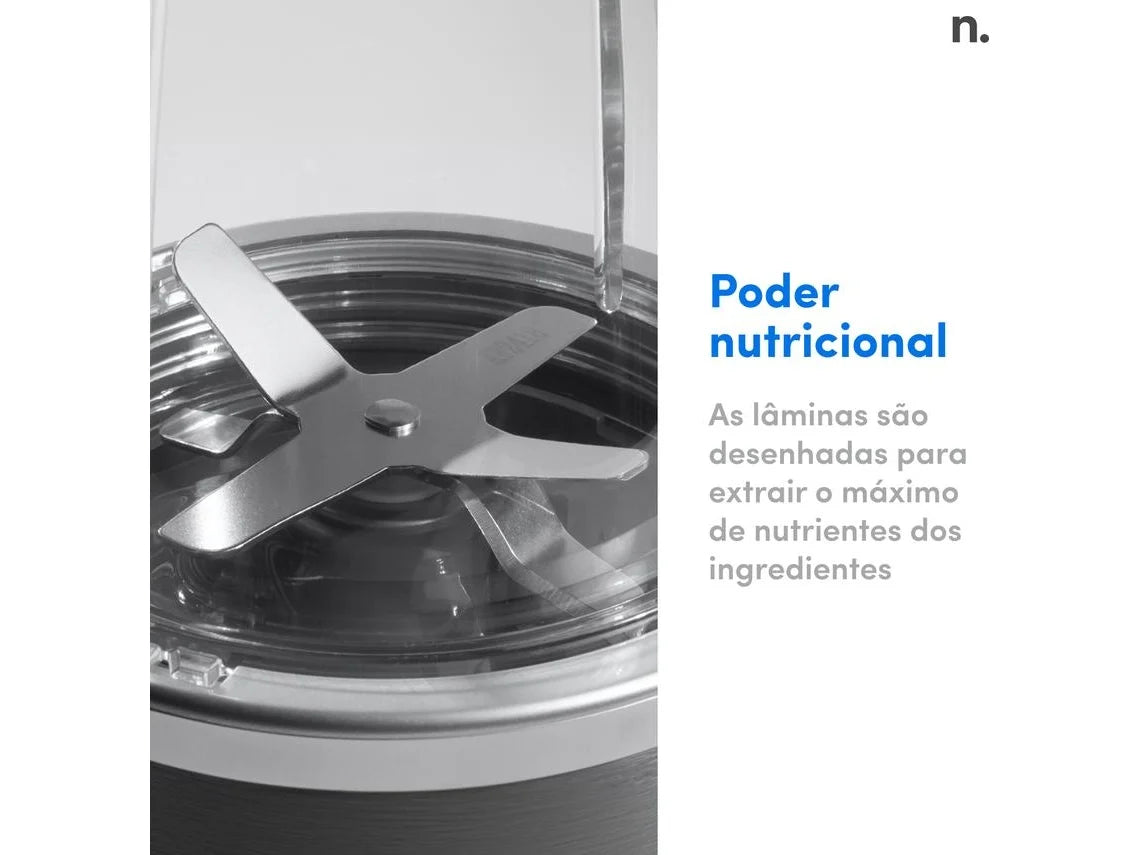 Liquidificador NUTRIBULLET Personal Blender Original 600 NB606DG (650 W - 0.710 L - Inox)