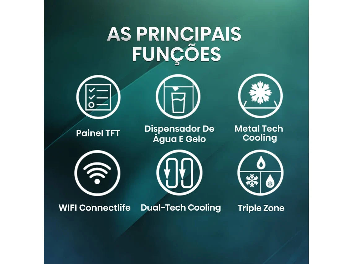 Frigorífico Americano HISENSE RQ760N4IFE (No Frost - 178.5 cm - 577 L - Preto)