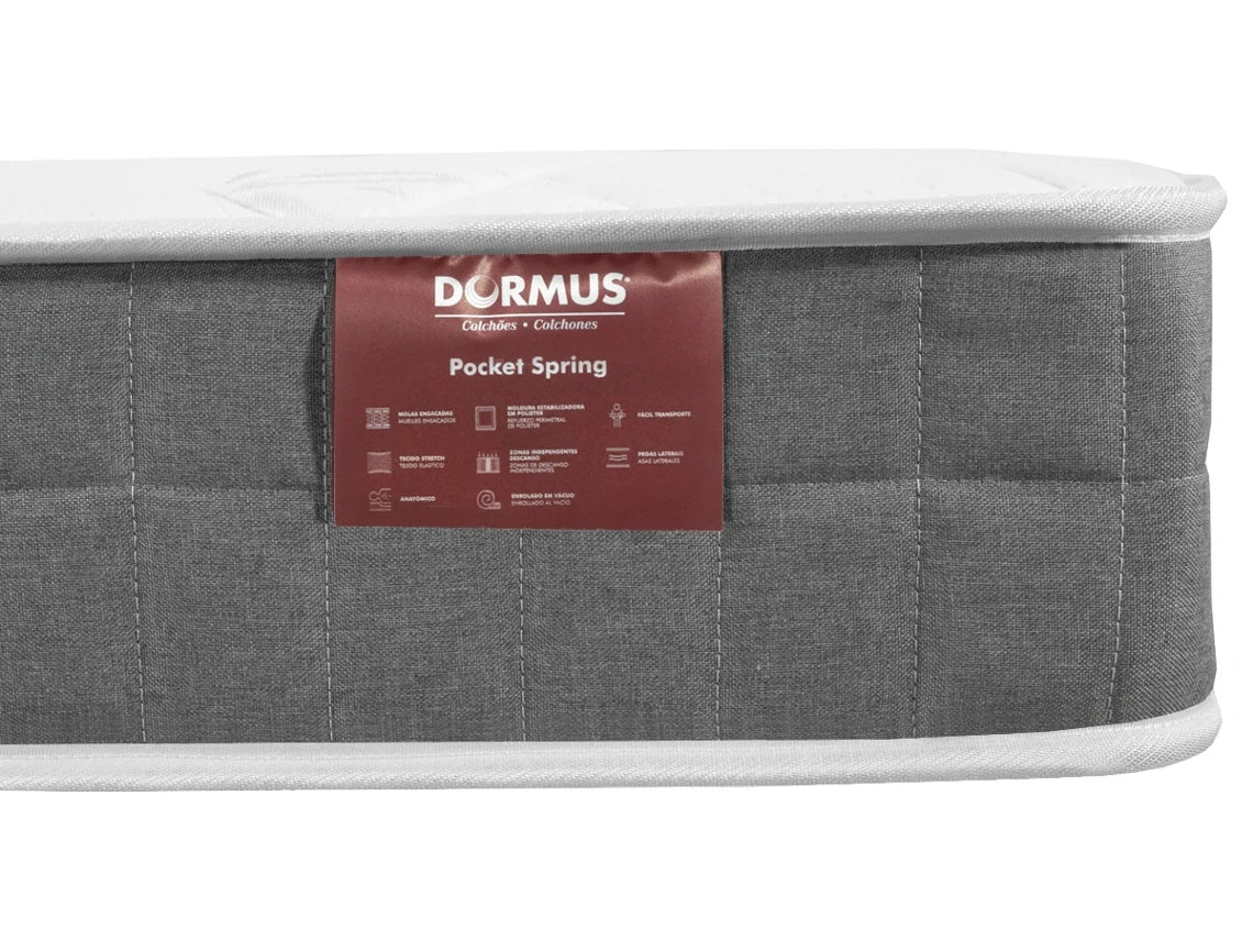 Colchão de Casal Molas Ensacadas DORMUS Pocket Spring (190x140x20 cm)