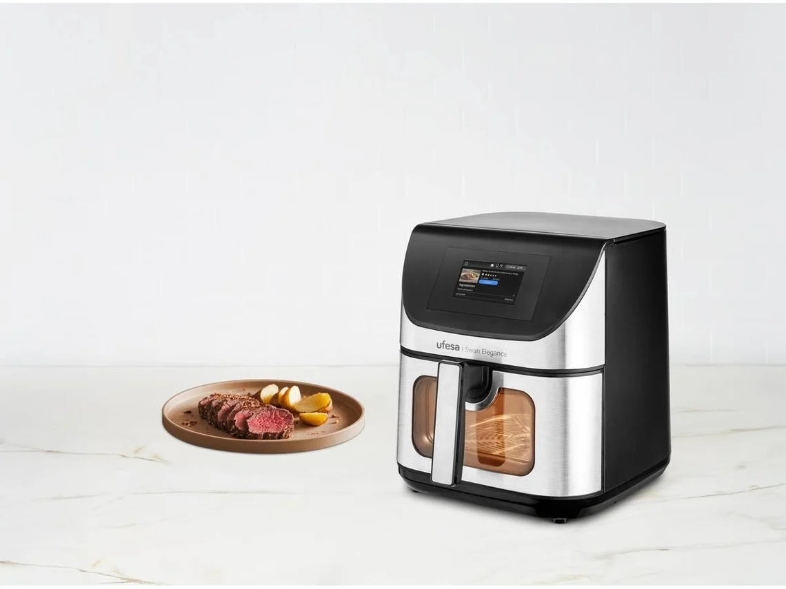 Fritadeira sem Óleo UFESA Swan Elegance (7.5 L - Preto)
