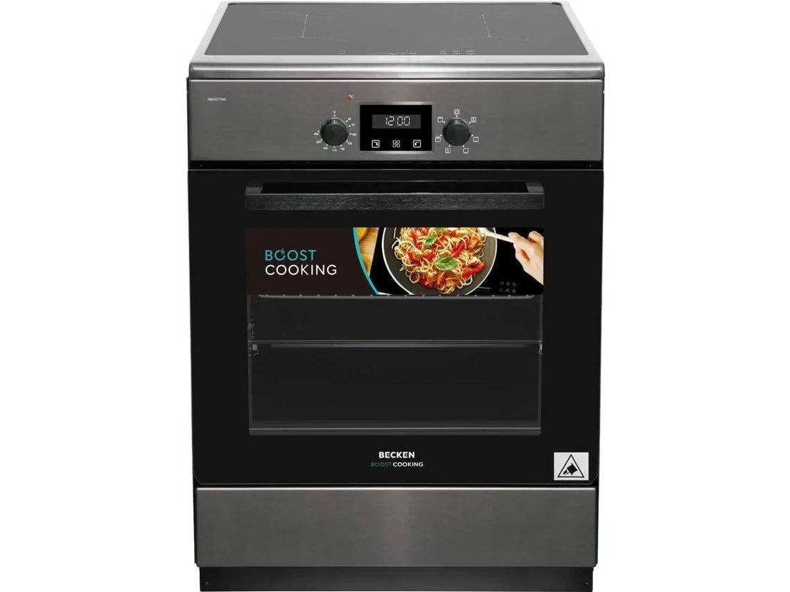 Fogão BECKEN BFE9896 DIX (70 L - Elétrico de Indução - Dark Inox)