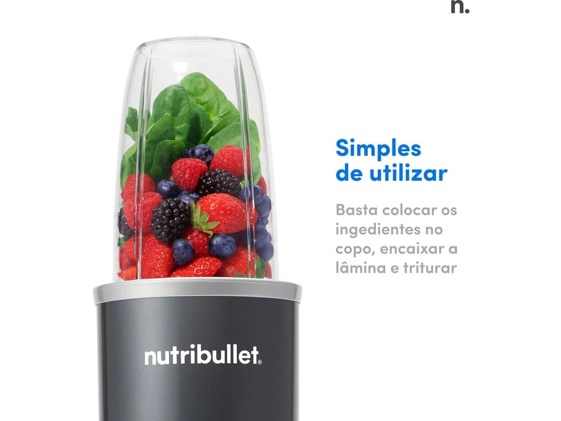 Liquidificador NUTRIBULLET Personal Blender Original 600 NB606DG (650 W - 0.710 L - Inox)