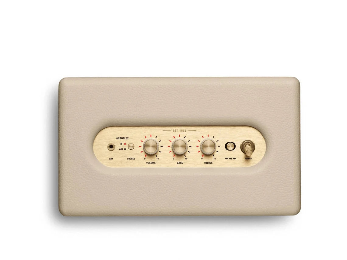 Coluna Bluetooth MARSHALL Woburn III (Creme)