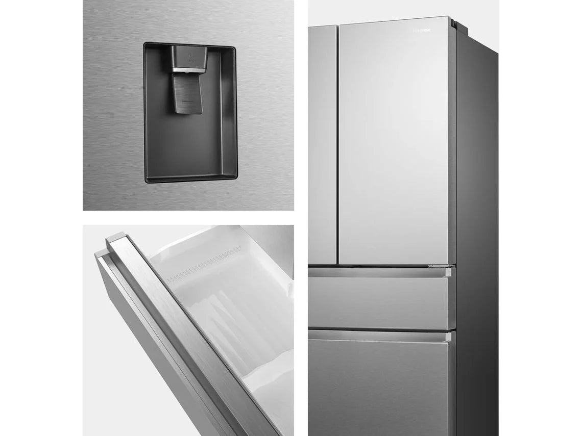 Frigorífico Americano HISENSE RF749N4SWSE (No Frost - 178.5 cm - 579 L - Inox)