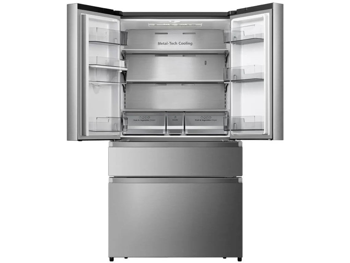 Frigorífico Americano HISENSE RF749N4SWSE (No Frost - 178.5 cm - 579 L - Inox)