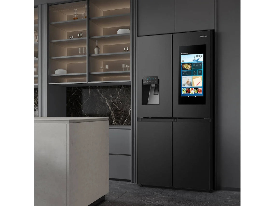 Frigorífico Americano HISENSE RQ760N4IFE (No Frost - 178.5 cm - 577 L - Preto)