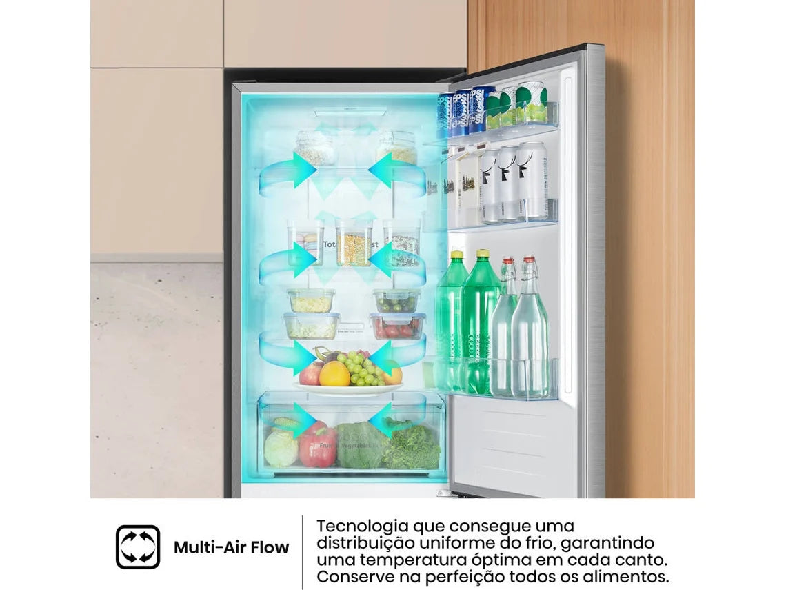 Frigorífico Combinado HISENSE RB390N4BCC (No Frost - 186 cm - 304 L - Inox)