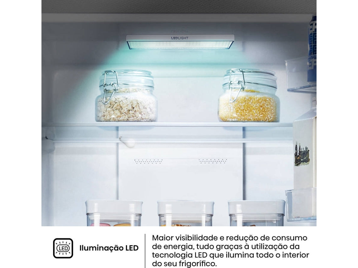 Frigorífico Combinado HISENSE RB390N4BCC (No Frost - 186 cm - 304 L - Inox)