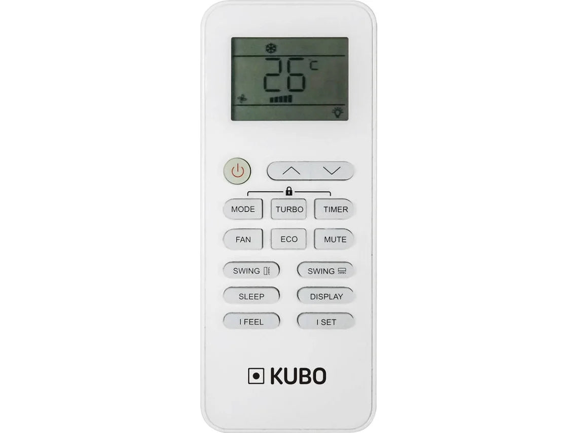 Ar Condicionado KUBO KBAC8702 (22 m² - 12000 BTU - Branco)