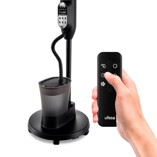 Ventilador de pedestal VNDC com função de névoa