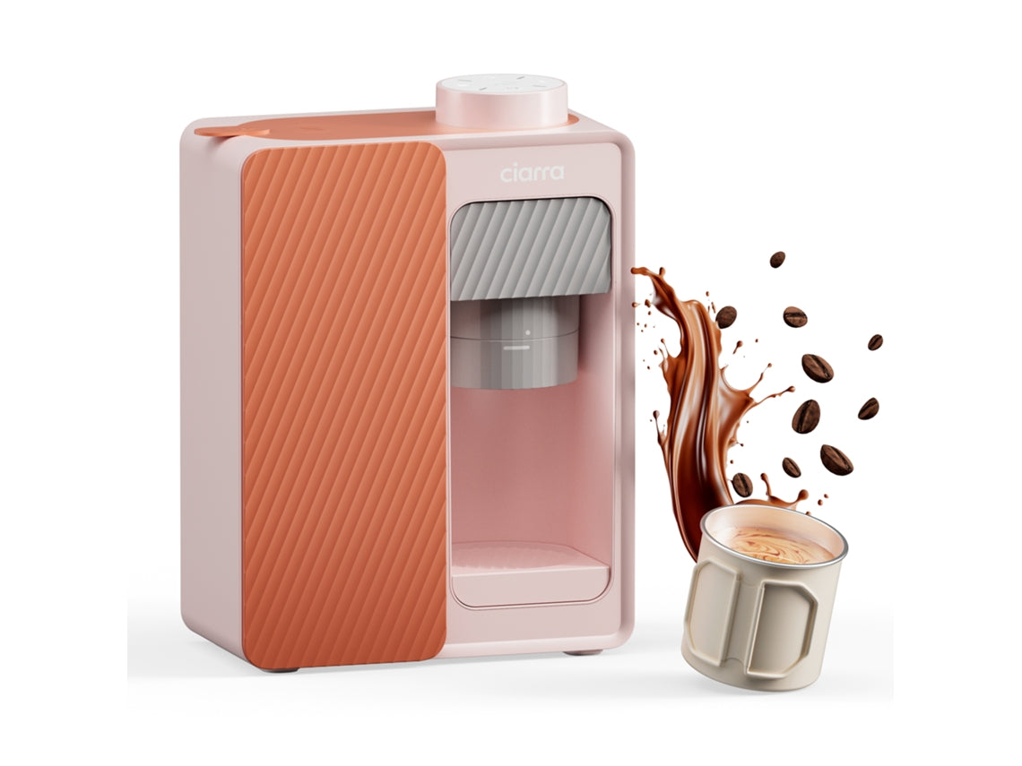 Máquina De Café Manual Portátil Café Dois Modos De Uso Awpcm551 P Ciarra (15 Bar Café Moído Rosa)